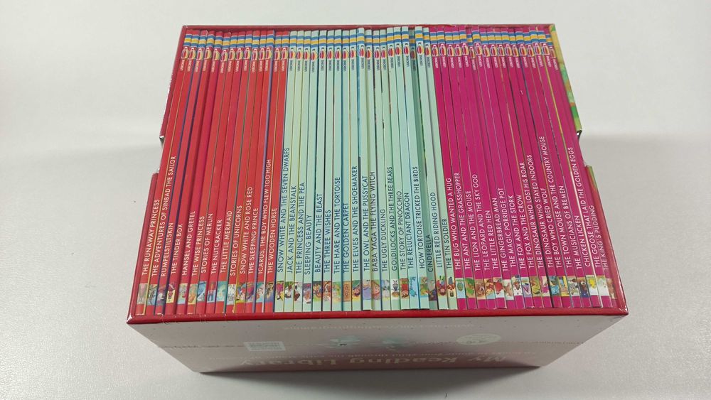 Zestaw 50 książeczek angielskich dla dzieci w pudełku kolekcjonerskim - My Reading Library
