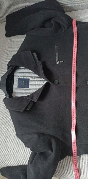 Płaszcz męski wełniany