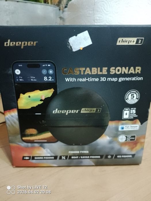 Echosonda deeper chirp+3
