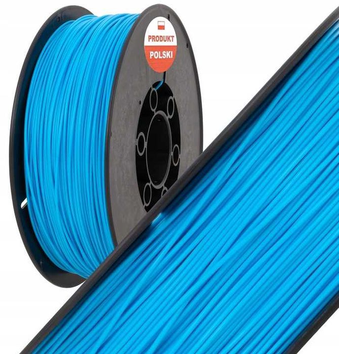 Filament Niebieski PLA 1,75mm 1kg 1000g PlastSpaw Blue Szpula