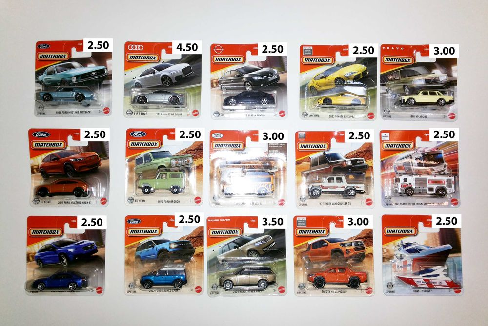 Hot Wheels , Matchbox , Majorette - Carros de Coleção Miniaturas 1:64