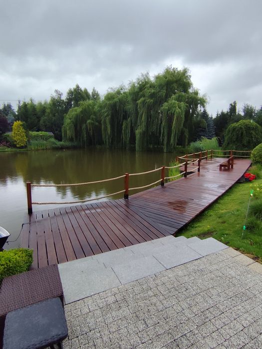 Budowa Pomostów - wbijanie pali