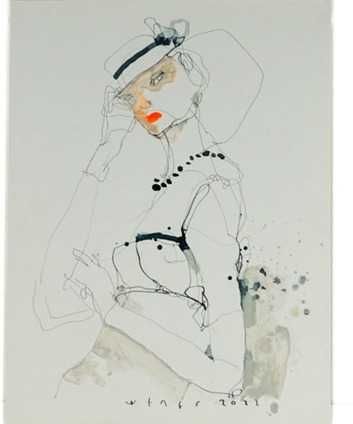 Pintura Victor Sheleg - Figura feminina