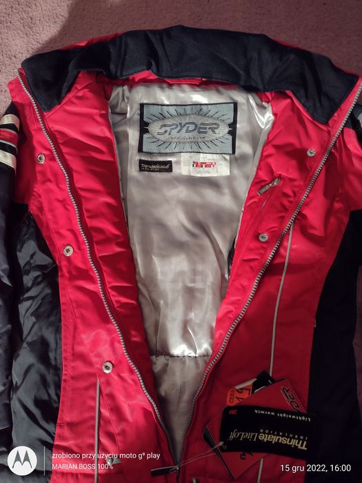 185 Kurtka,, SPAYDER " młodzieżowa damska narciarska