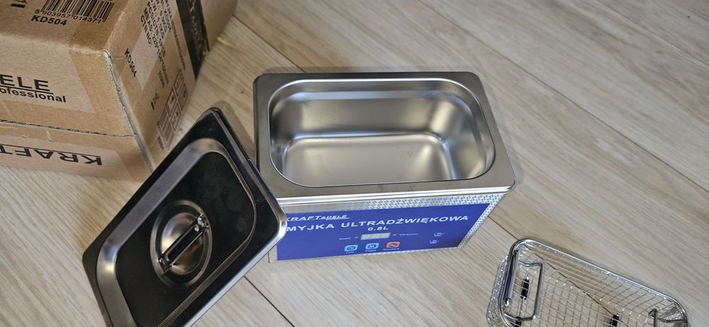 Myjka ultradzwiekowa 0.8l kraft&dele