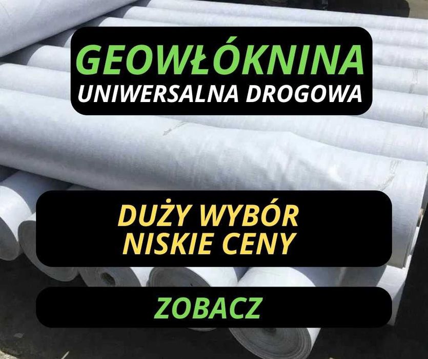Geowłóknina drogowa,  na budowę, włóknina drenażowa do robót ziemnych
