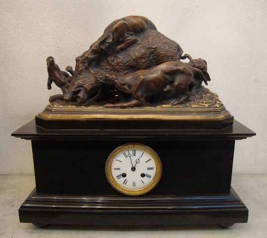 Relógio antigo francês pedestal
