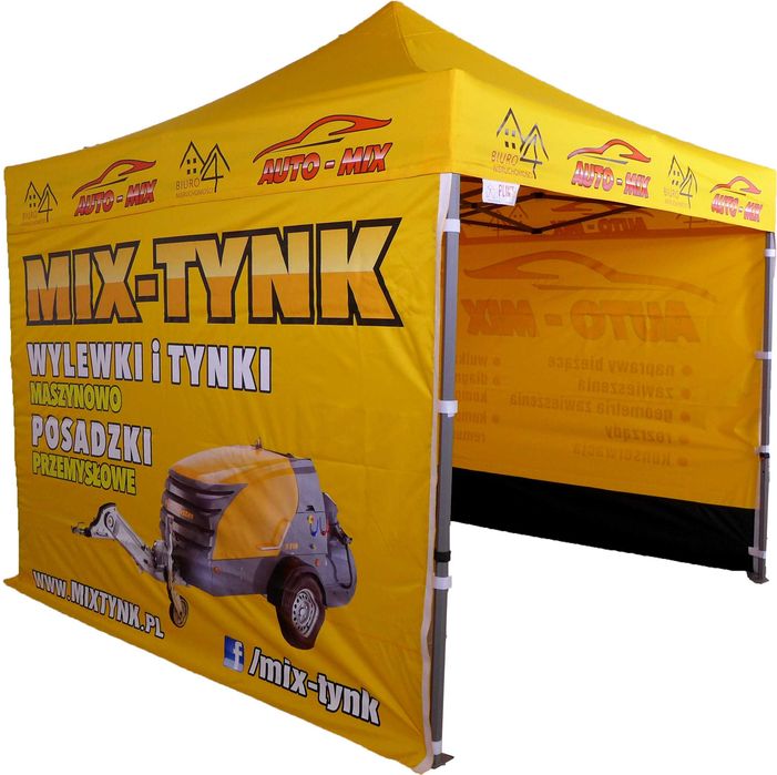 Polski Namiot Ekspresowy Handlowy 3x3 H35