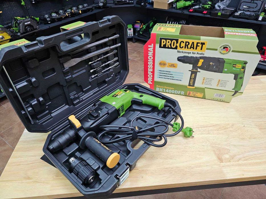 Перфоратор Procraft Сменный патрон  3 режима работы Мощный Компактный