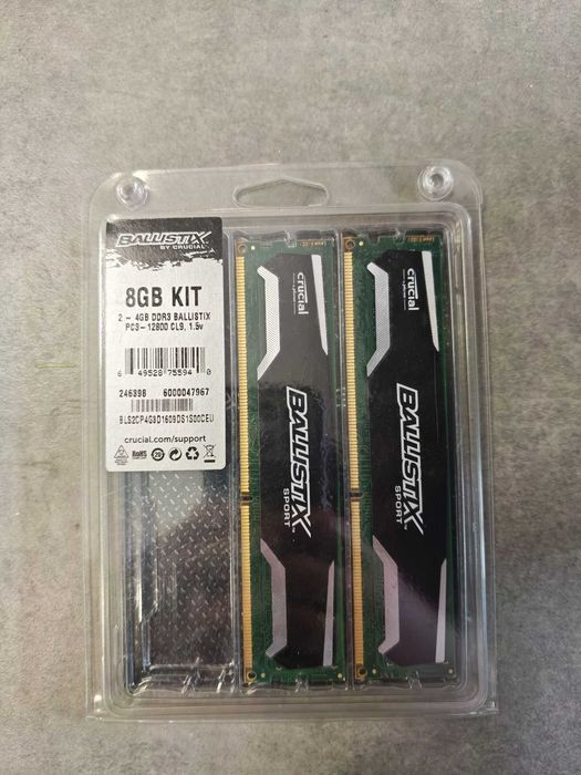 Crucial Ballistix Sport 8GB [2x4GB 1600MHz DDR3 CL9