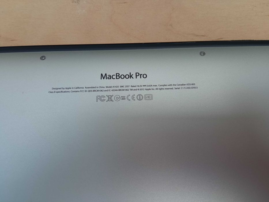 MacBook Pro Retina 13" A1425 i5-3210M / 8GB / SSD  128GB