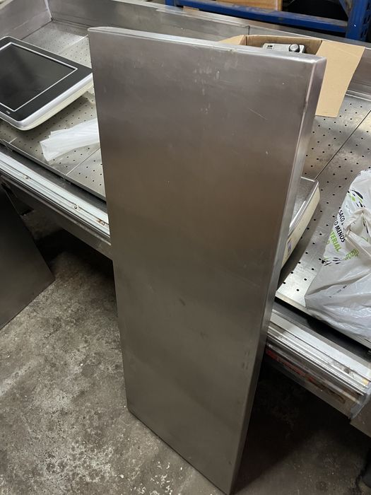 Prateleiras em inox conjunto de 3 unidades 1.25 x 46