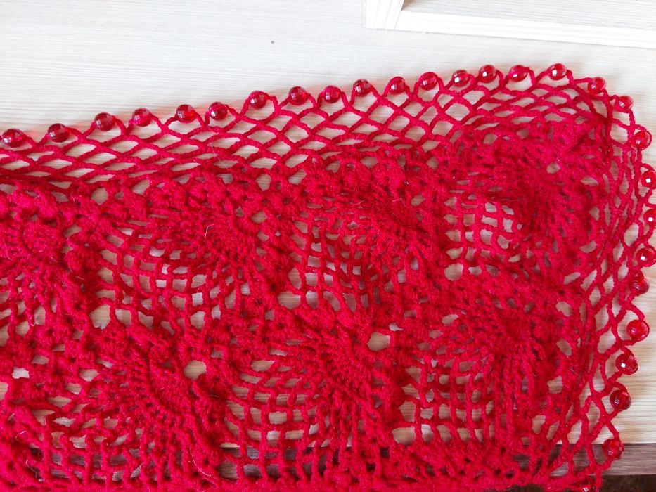 Шаль, шарф в'язаний, новий (ручна робота)