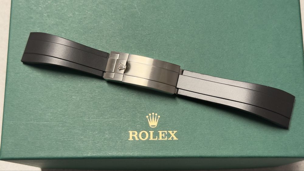 Pasek gumowy Rolex Oysterflex z Glidelock do Submariner, GMT, Daytona, Datejust, Sky