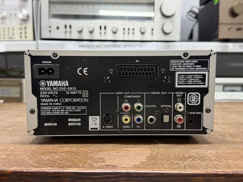 ‼️ Yamaha DVD-E810– Odtwarzacz CD Hi-Fi z Serii PianoCraft, Przetwornikiem DAC i Kompaktową Konstrukcją | Audio Room