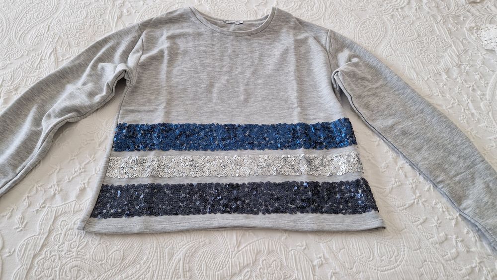 Blusa cinzenta Pull & Bear tamanho S
