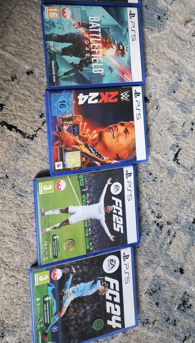 Na sprzedaż mam 4 gry na ps5