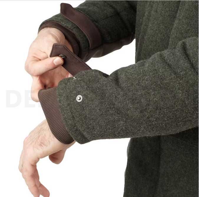 Casaco de caça, quente e silencioso, em lã Loden 900 (Solognac)