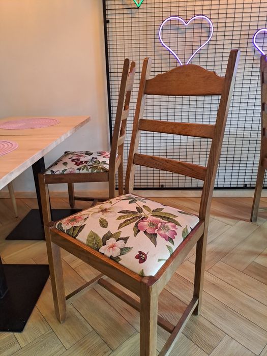 Drewniane krzesła 6 szt