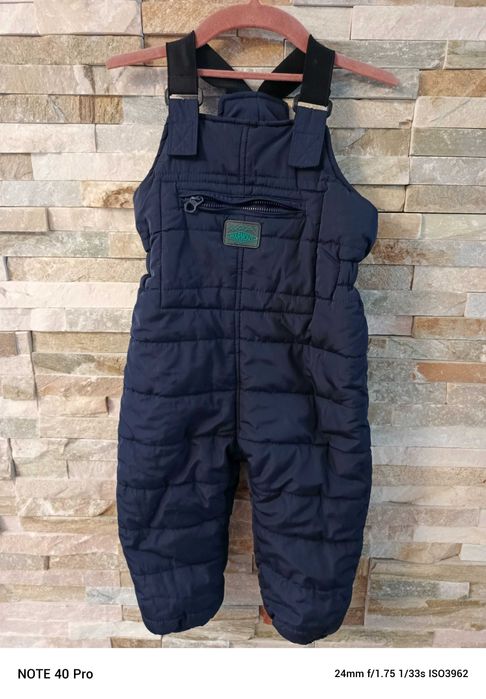 Zestaw Zara kurtka plus spodnie ocieplane rozmiar 92