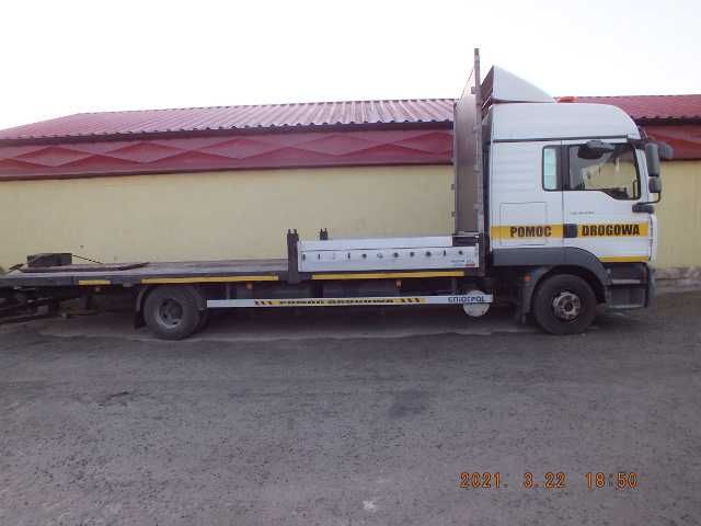 Najazd, autolaweta - zabudowa MAN, SCANIA MERCEDES, IVECO
