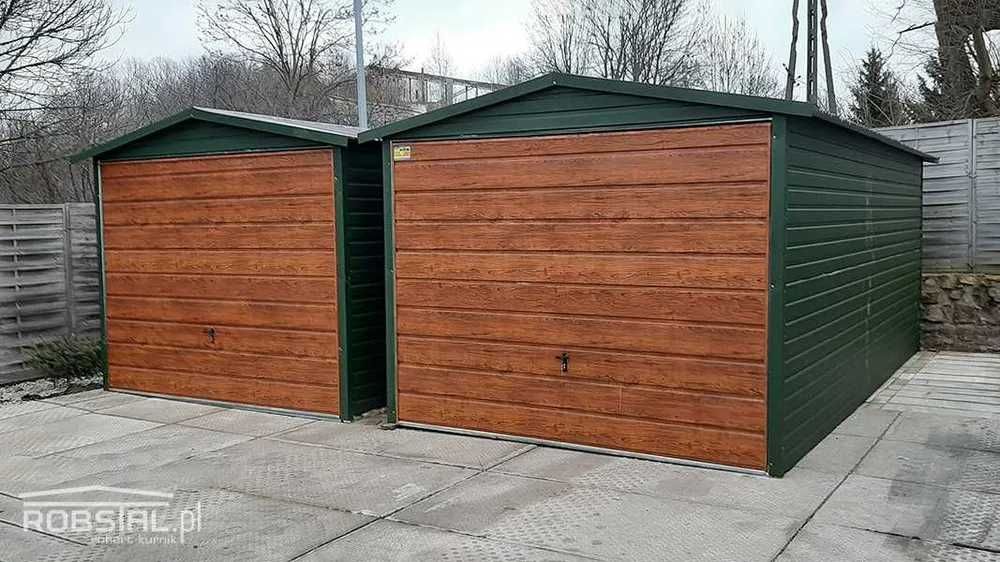 Garaż blaszany dwuspadowy PREMIUM 3x5 4x5 5x5
