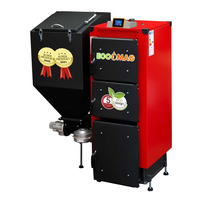 Piec, kocioł CO Uniwersal plus 15kW na ekogroszek+pellet 5 KLASA