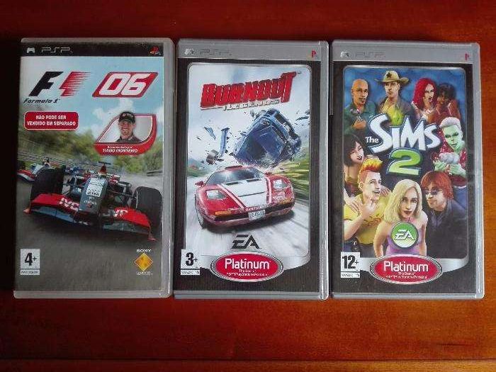 Jogos PSP em funcionamento