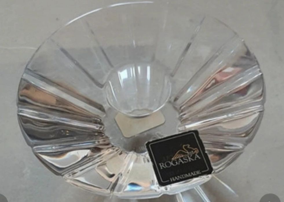 Swiecznik z krysztalu Rogaska Crystal