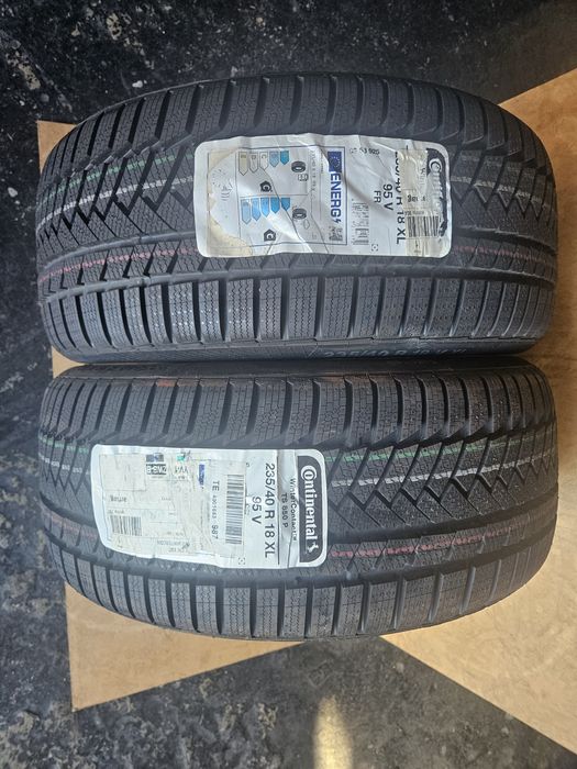 Opony zimowe 235/40/18 continental ts850 p