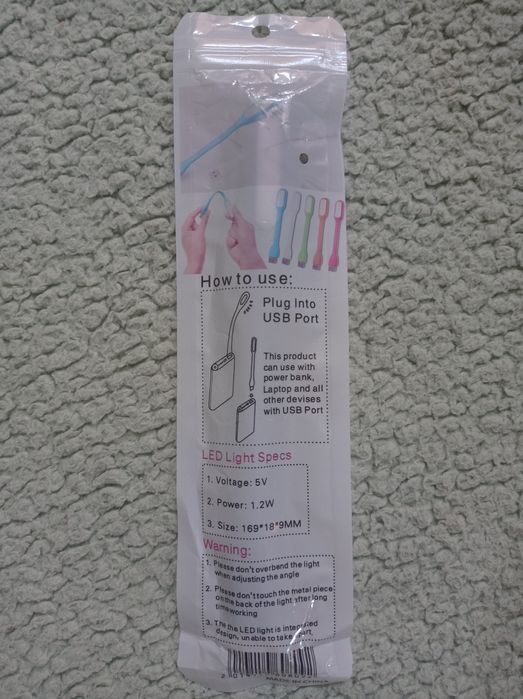 USB лампа для чтения. Маленькие USB лампочки