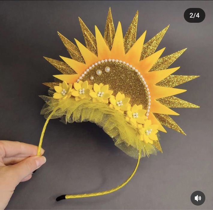 Обруч до образу Сонечко для дівчинки