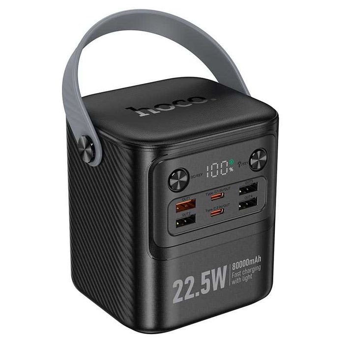 Повербанк HOCO J152 80000mAh 22.5W Внешний аккумулятор УМБ power bank 4 USB 2 Type-C 22,5Wт 3A PD QC