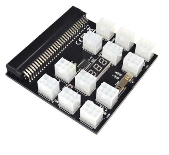 Materiais de mining - Fonte Servidor HP + Breakouts + Cabos 6 pinos64585887767938122