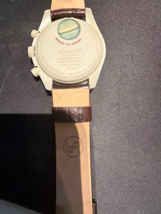 Годиник Swatch x Omega  Bioceramic MoonSwatch Mission to Saturn