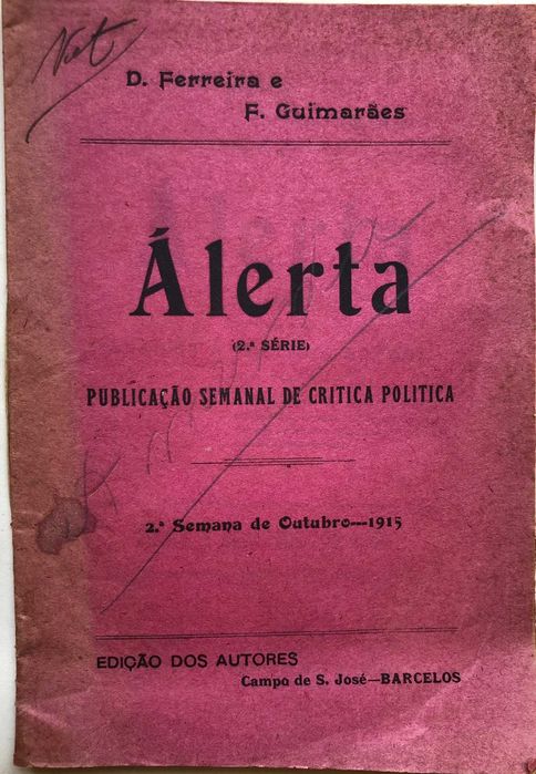 Álerta  - D. Ferreira/F. Guimarães