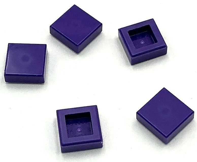LEGO Płytka płaska Tile 1x1 ciemny fioletowy 3070b
