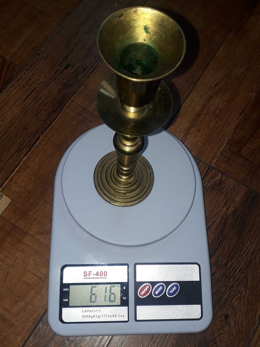 Продам подсвечник латунный старинный