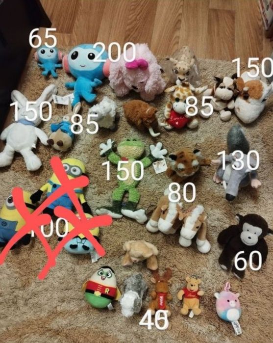 Продам новые фирменные  мягкие игрушки