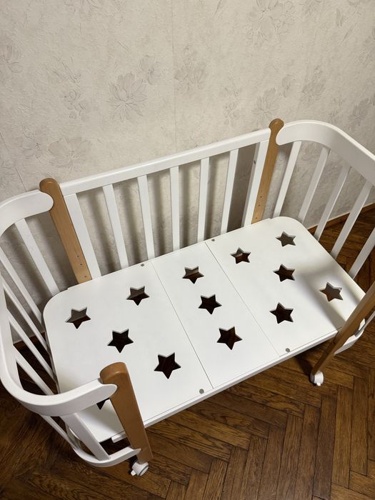 Дитяче ліжечко Ingvart Nika 5 в 1 САМОВИВІЗ КОВЕЛЬ