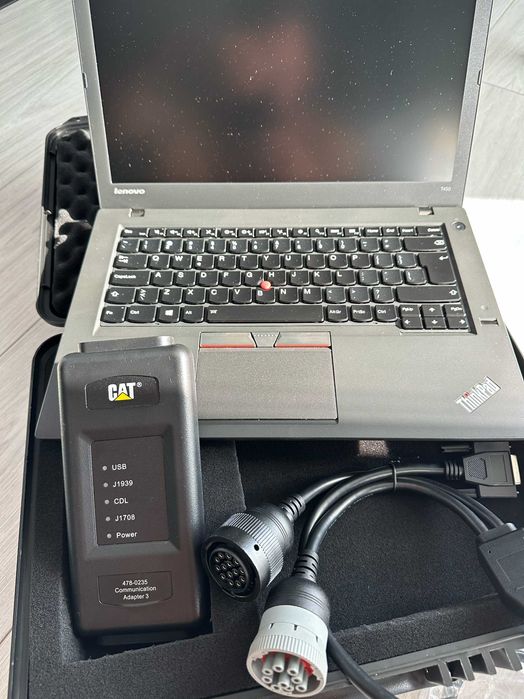 CAT Caterpillar ET4 Serwisówka Laptop FULL Diagnostyka Zestaw 24H