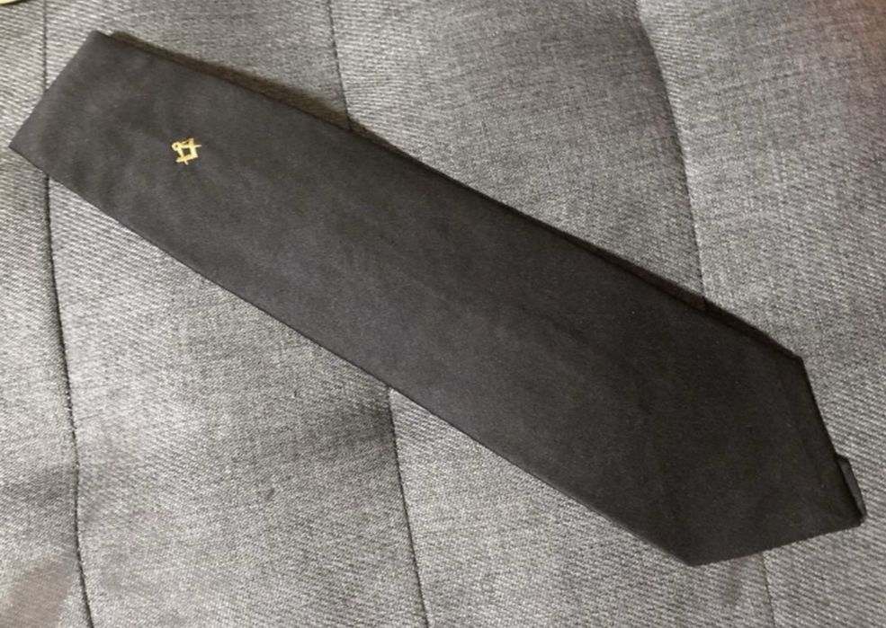 Conjunto Maçónico- Gravata, luvas e pin