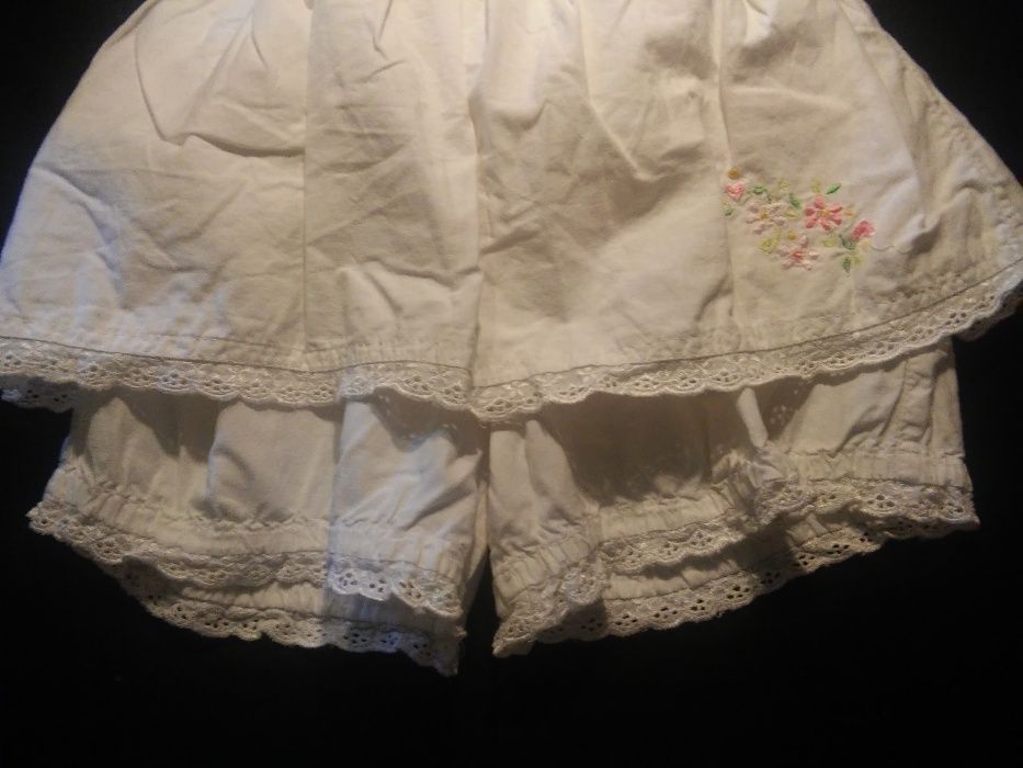 Sukienka biała 62, chrzest bawełna Mothercare