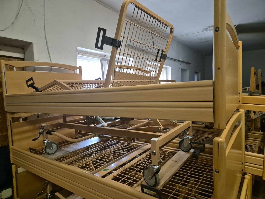 Łóżko  rehabilitacyjne hydrauliczne 3funkcyjne tanio ładne bezawaryjne