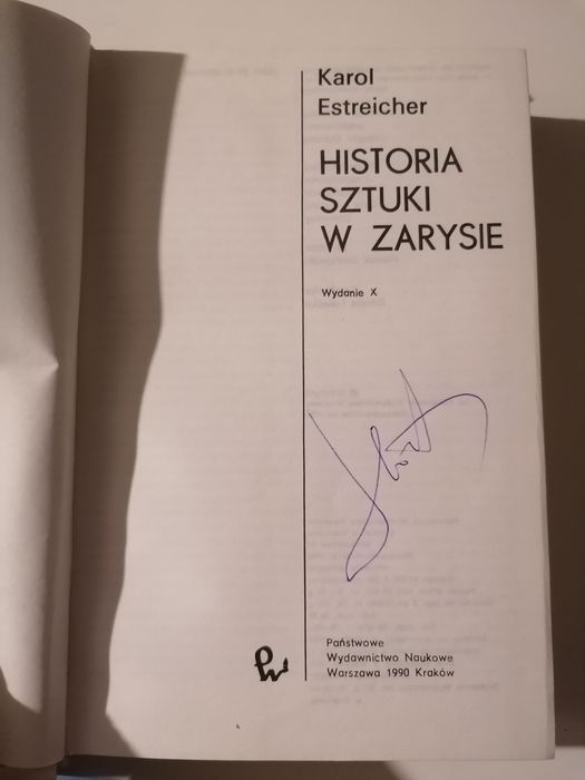 Historia sztuki w zarysie K. Estreicher