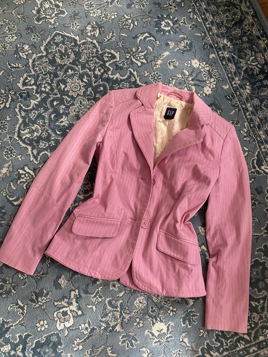 Marynarka elegancka old money pink girly pinterest gap vintage style