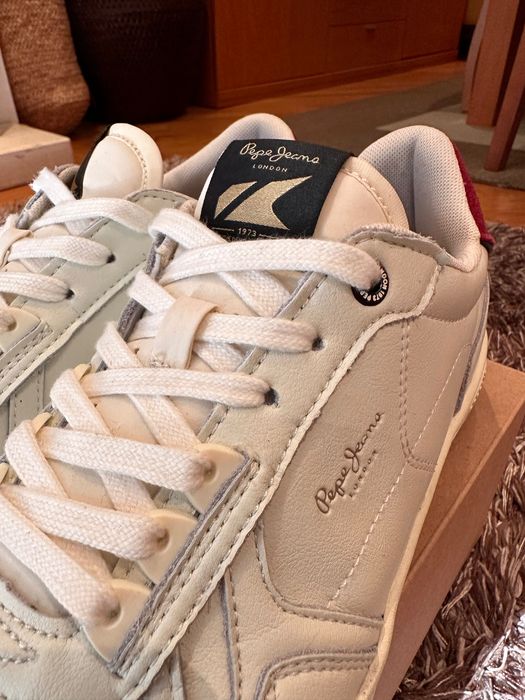 Sapatilhas Pepe Jeans Brancas - Tam 42