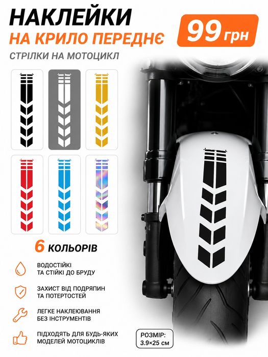 Наклейка на мотоцикл