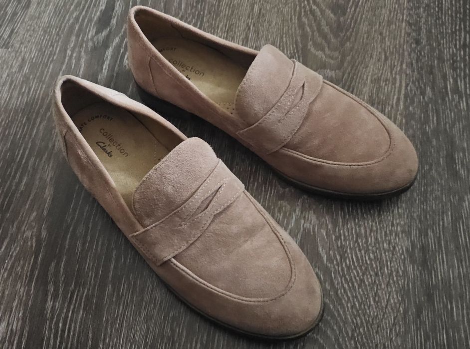 Туфлі жіночі замшеві Clark's