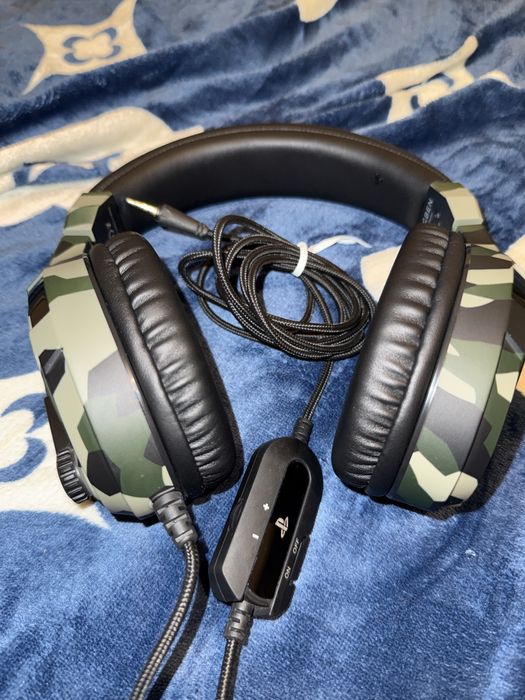Fones ps4/ps5 estilo camuflados